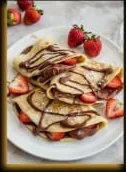 Crepe with Strawberries