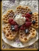 Waffles with Berries